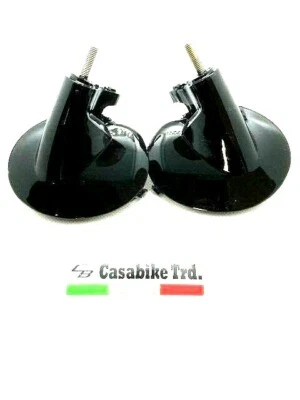 2 x Verkleidung vorne R & L für Blinker Schwarz Motorroller ZN50QT- A Nova Fosti