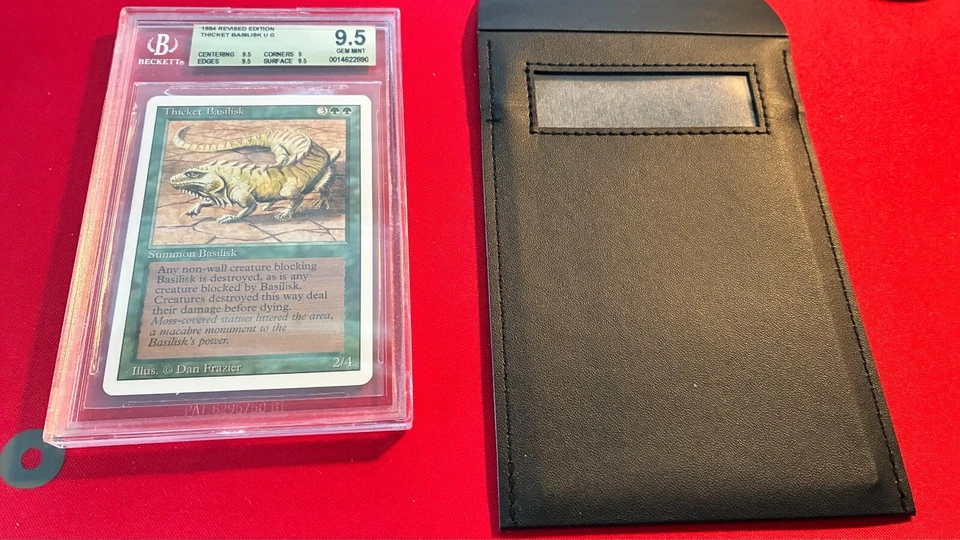 1 Thicket Basilisk BGS 9.5 Revised MtG Magic the Gathering - Image 1 of 1