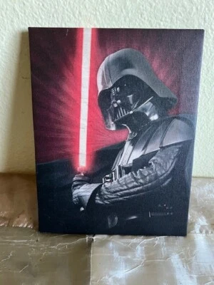 Impressão em tela Star Wars, Darth Vader, Artissimo 6,5" x 8,5" Lucas Films. - Imagem 1 de 3