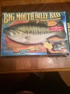 Gemmy Big Mouth Billy Bass Singing Fish 1998 Take Me To The River