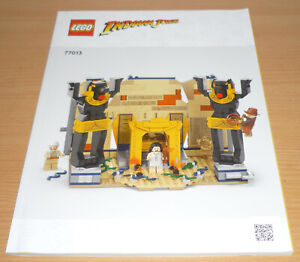 Lego Indiana Jones Bauplan für 77013, only instruction