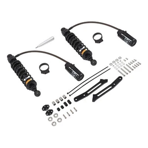 Remote Reservoir Rear Suspensions Shock Fit For Harley Road King Glide 2014+ - Picture 1 of 24