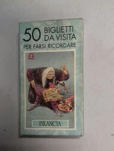 50 Biglietti da visita, Bilancia, Lo Scarabeo. - Picture 1 of 1