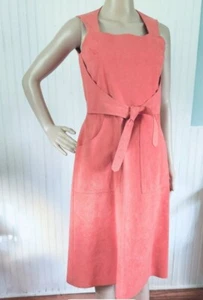 60s Micro SUEDE Samuel Roberts Dress - Picture 1 of 9