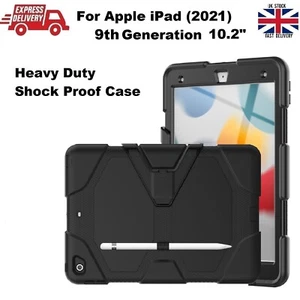 Custodia resistente armatura antiurto resistente per iPad 9a generazione 2021 10,2 pollici - Foto 1 di 9