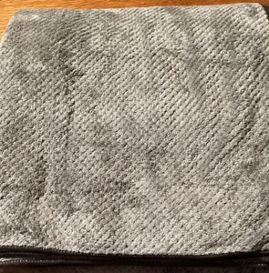 39” X 54” Grey Textured Fleece Throw Blanket  - Picture 1 of 3