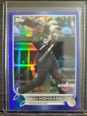 2022 Topps Opening Day Blue Foil BASEBALL Parallel #120 CARLOS RODON WHITE SOX - Image 1 of 2