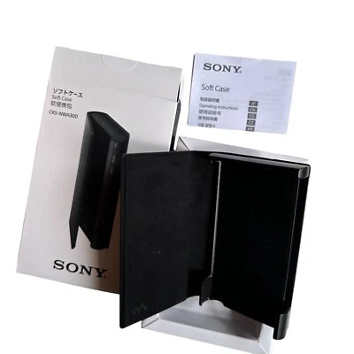 Funda de cuero genuino CKS-NWA300 para Sony Walkman NW-A300 A306 A307 - NEGRA Foto 1 de 2
