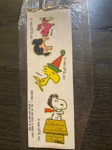 Vintage Snoopy Glow-in-the-Dark Stickers 1982 - Picture 1 of 3