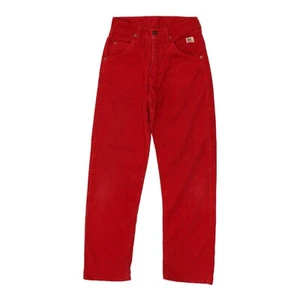 Pantalones de pana Roy Rogers Pocket Money rojos de cintura alta para mujer | De colección - Imagen 1 de 3