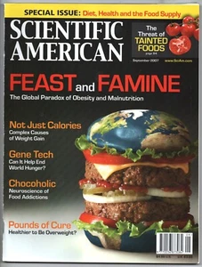 Scientific American September 2007. Feast And Famine. Very Good - Picture 1 of 2