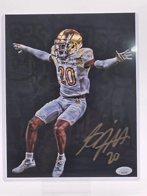Benjamin Morrison Notre Dame Signed 8x10 Inscribed #20 JSA Cert. - Image 1 of 3