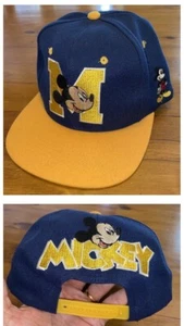 De colección Años 90 Mickey Mouse Drew Pearson Snapback Sombrero Walt Disney Gorra Nueva Sin Etiquetas Nuevo de Lote Antiguo - Imagen 1 de 9