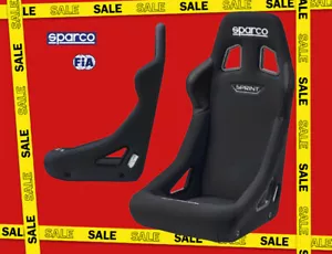 FIA Sparco Sprint 2024 Rennsitz Rennsport Rallye Stahlrohrrahmen SCHWARZ VERKAUF - Bild 1 von 7