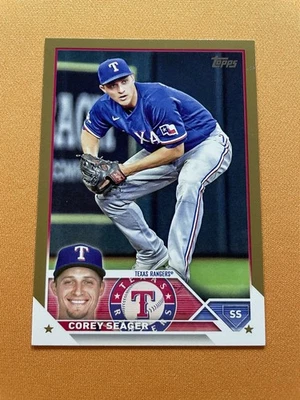 2023 Topps Series 1 Corey Seager #315 Gold / 2023 - Image 1 of 3