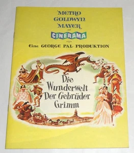 1962 MGM The Wonderful World Of The Brothers Grimm German Movie Souvenir Program - Picture 1 of 20