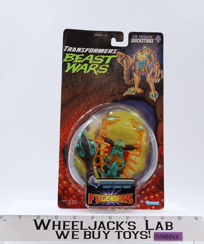 Figura de acción Kenner Quickstrike Transformers Beast Wars Fuzors 1997 NUEVO SELLADO Foto 1 de 4