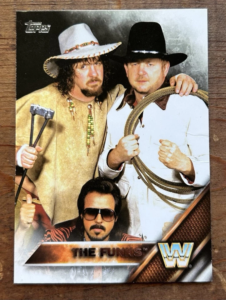 2016 Topps WWE Then Now Forever The Funks #165 HOFame Wrestling HOF Dory Terry - Image 1 of 2