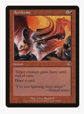 Accelerate | MTG Torment | Pauper Staple Combo Cantrip | LP - Image 1 of 3