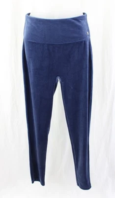 Pantalones legging para mujer Lilly Pulitzer azul terciopelo tiro medio talla mediana Foto 1 de 4