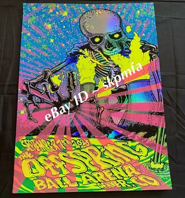 THE OFFSPRING Poster Denver FOIL #/60  💯 Official Merch 9/7/25 Ball Arena 💀 - Image 1 of 2