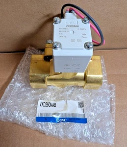 SMC VXD260NAB Magnetventil, Pilot OP 2-Port, 1" NPT, 24V, Norm. geschlossen (neu) - Bild 1 von 11