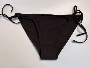 ZARA Bikini Bottom Thong Size XS NEW Women Swimwear Brown - Picture 1 of 3