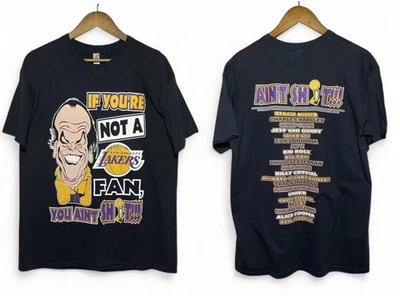 Vintage Los Angeles Lakers Jack Nicholson Shirt Large Y2K NBA Rap Tee Style - Image 1 of 4