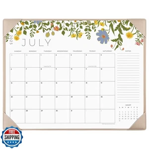 Desk Calendar 2025-2026 with Desktop Mat, Cabbrix Large Desk Pad Calendar 22 - Afbeelding 1 van 5