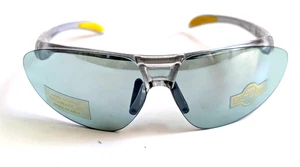 Neu mit Etikett Vintage 90er PC einteilige Designer Sport Sonnenbrille (kristallklar) - Bild 1 von 5
