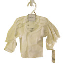 NWT Carters Little Baby Basics Long Sleeve Top 4-Piece Set 6M White MSRP$26