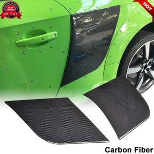 Cubierta de guardabarros de puerta lateral de fibra de carbono real para Audi TT TTS TTRS 15-18 - Imagen 1 de 12