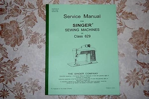 Professionelle Volledition Service Reparaturanleitung für Singer 629 Nähmaschinen. - Bild 1 von 6