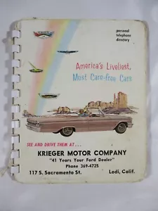 Rare - Vintage - America's Liveliest Most Care-free Cars - 1962 Ford - Directory - Picture 1 of 9