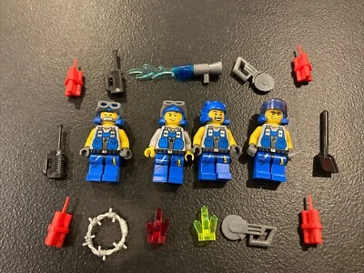 Lego Power Miners Minifigures Tools Duke 8709 8188 8707 8964 8963 Mine Lot 6 - Image 1 of 3