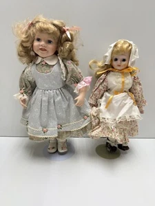 Set Vintage Original The Ashton-Drake Galleries - Little Bo-Peep Porcelain Doll - Picture 1 of 13