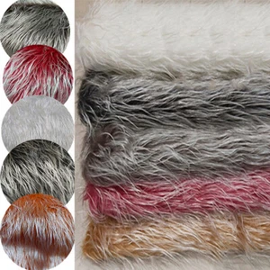 Long Faux Fur Plush Fabric Clothing Sewing Home Room Sofa Decor Craft DIY Supply - Picture 1 of 14