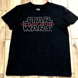 The Force Awakens Star Wars T-Shirt Short Sleeve Mens Large Pre-Owned - Picture 1 of 3