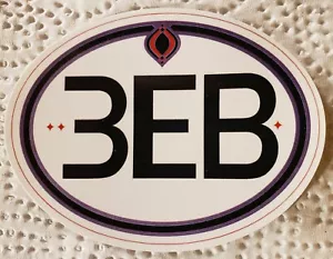 3EB-(3 EYE BLIND) Adesivo gruppo rock-NUOVO-Vintage (1999) Adesivo distributore automatico #276 - Foto 1 di 4