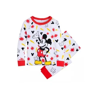 Disney Store Mickey Mouse PJ PALS Pajama for Kids Size 6 ~ 100% Organic Cotton - Picture 1 of 3