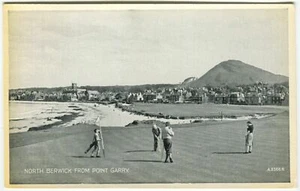 NORTH BERWICK VON POINT GARRY - East Lothian Golf Postkarte - Bild 1 von 2