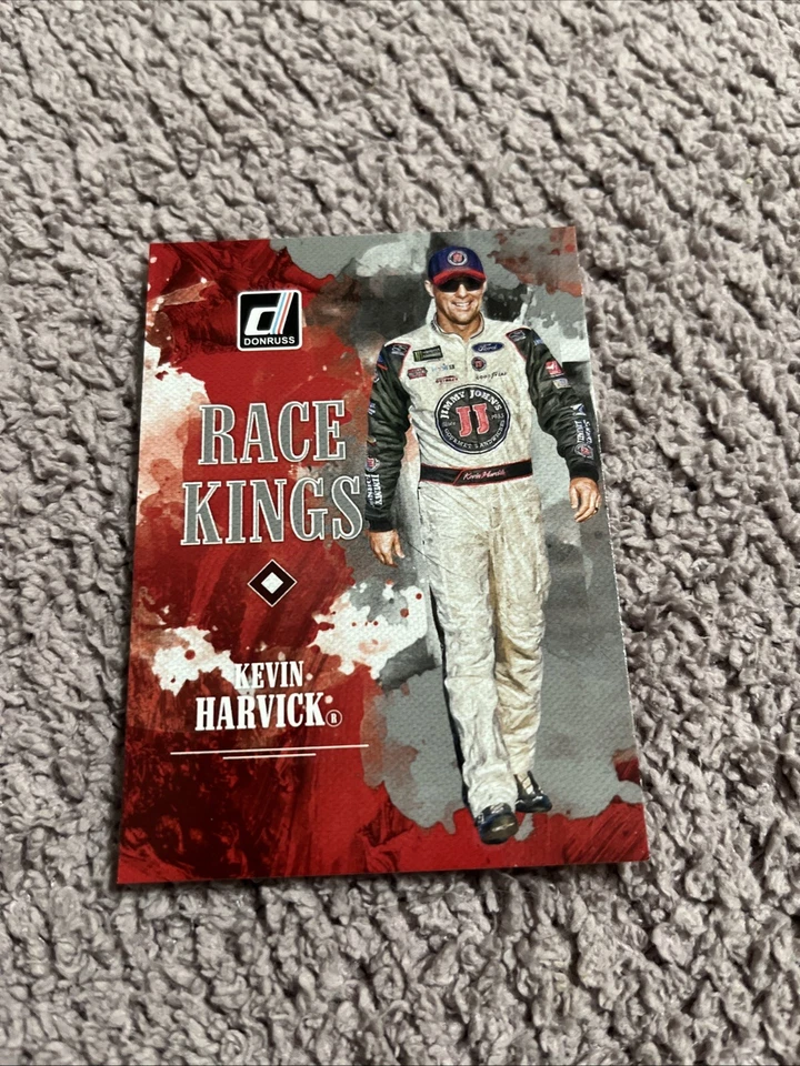 2019 Donruss Racing NASCAR Race Kings Silver Parallel #4 Kevin Harvick - Image 1 of 1