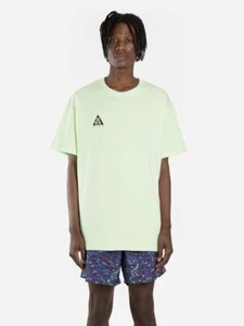 Nike ACG Logo Tee Barely Volt T-Shirt BQ7342-701 Size XS - Picture 1 of 5