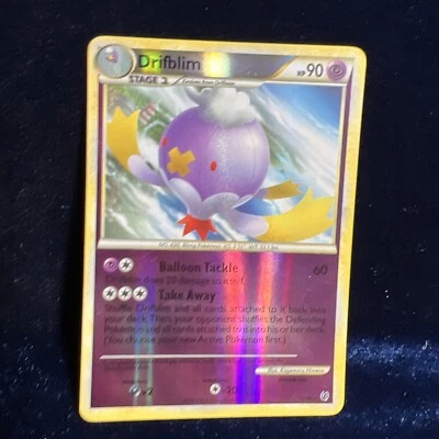 Drifblim 12/90 Reverse Holo HeartGold SoulSilver Undaunted Rare Pokemon Card - Image 1 of 4
