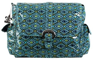 Kalencom Diaper Bag Dixie Diamonds, Bottle Bag, Change Pad, Zipper Bag 16x6x12"H - Picture 1 of 1