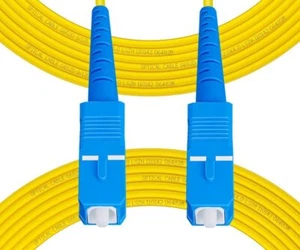 OS2 SC to SC Fiber Patch Cable Single Mode Simplex 9/125m 2.0mm 0.5 Meter - Picture 1 of 6