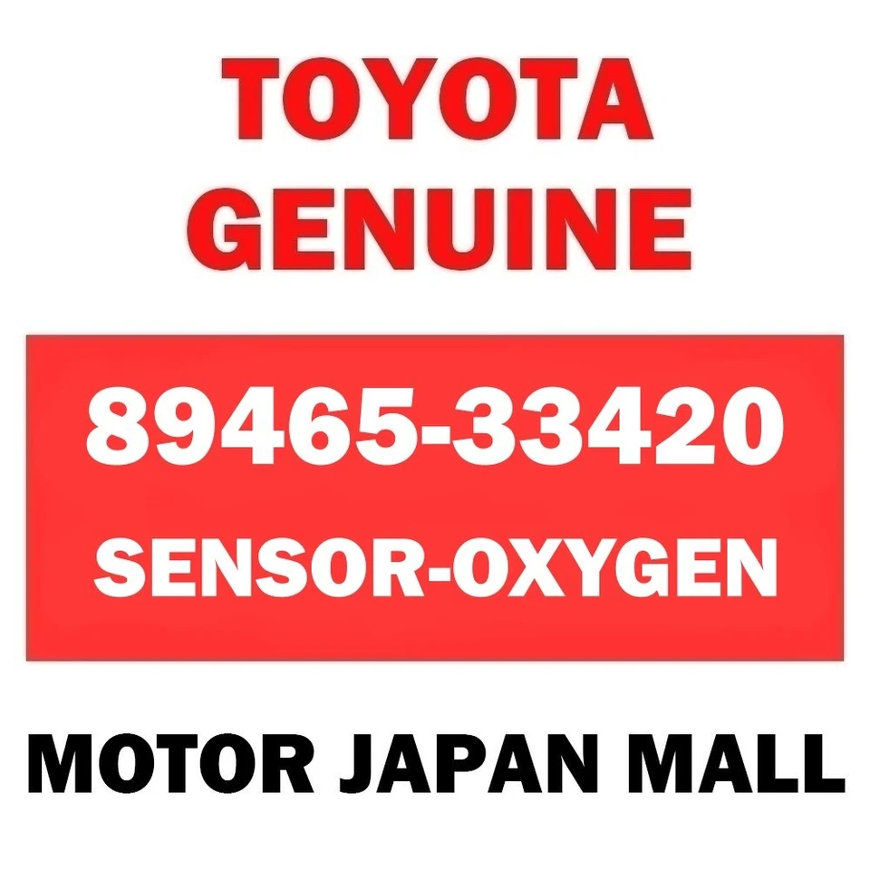 89465-33420 TOYOTA LEXUS GENUINO Sensor de oxígeno para 13-15 ES300h, 07-15 ES350 Foto 1 de 1
