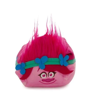 "Mini cubo almohada de viaje DreamWorks Trolls Poppy 4""x 4"" 3D ultra elástica" Foto 1 de 3