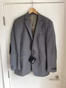 Gibson London Men's 100% Wool Sports Country Jacket Blazer Grey 42” Reg BNWT - Picture 1 of 18