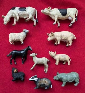 E.L.C Early Learning Centre AAA Farm Animal Figure bundle x 10 Educational Toy - Picture 1 of 4